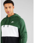 Nike Sportswear Bluză de molton verde / negru / alb - Pled.ro