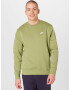 Nike Sportswear Bluză de molton 'Club Fleece' verde stuf / alb - Pled.ro