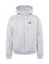 Nike Sportswear Geacă de primăvară-toamnă 'CIRCA WINDRUNNER' gri / negru / alb - Pled.ro