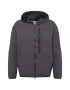 Nike Sportswear Bluză de molton gri metalic / negru - Pled.ro