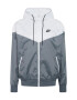 Nike Sportswear Geacă de primăvară-toamnă 'Heritage Essentials' gri deschis / gri închis / alb - Pled.ro