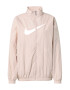 Nike Sportswear Geacă de primăvară-toamnă roz pastel / alb - Pled.ro