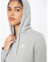 Nike Sportswear Hanorac 'Club Fleece' gri amestecat / alb - Pled.ro