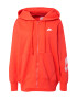 Nike Sportswear Hanorac roșu orange / alb - Pled.ro