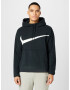 Nike Sportswear Hanorac sport negru / alb - Pled.ro