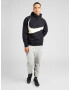 Nike Sportswear Hanorac sport negru / alb - Pled.ro