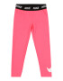 Nike Sportswear Leggings roz neon / negru / argintiu - Pled.ro