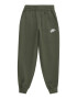 Nike Sportswear Pantaloni 'Club Fleece' kaki / alb - Pled.ro