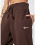 Nike Sportswear Pantaloni maro / alb - Pled.ro