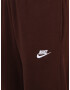 Nike Sportswear Pantaloni 'Club Fleece' maro închis / alb - Pled.ro