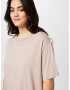 Nike Sportswear Rochie gri taupe / alb - Pled.ro