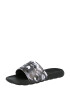 Nike Sportswear Saboți 'VICTORI ONE SLIDE PRINT' gri / gri închis / negru / alb - Pled.ro