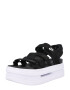 Nike Sportswear Sandale 'ICON CLASSIC SANDAL' negru / alb - Pled.ro