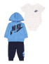 Nike Sportswear Set bleumarin / azur / alb - Pled.ro