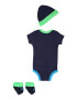 Nike Sportswear Set bleumarin / cyan / verde neon / alb - Pled.ro