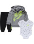 Nike Sportswear Set gri / verde măr / negru - Pled.ro