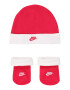 Nike Sportswear Seturi de lenjerie 'NIKE FUTURA HAT/BOOTIE 2PC' roșu intens / alb - Pled.ro