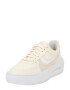 Nike Sportswear Sneaker low 'AF1 PLT.AF.ORM' fildeş / bej închis / alb - Pled.ro