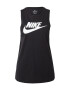 Nike Sportswear Top negru / alb - Pled.ro