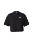 Nike Sportswear Top negru / alb - Pled.ro