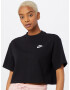 Nike Sportswear Top negru / alb - Pled.ro