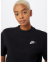 Nike Sportswear Top negru / alb - Pled.ro