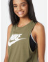 Nike Sportswear Top oliv / alb - Pled.ro