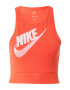 Nike Sportswear Top roșu orange / alb - Pled.ro