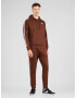 Nike Sportswear Trening 'CLUB FLEECE' castaniu / alb - Pled.ro