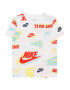 Nike Sportswear Tricou 'ACTIVE' turcoaz / galben / roșu / alb - Pled.ro