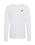 Nike Sportswear Tricou 'Club' negru / alb - Pled.ro