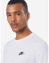 Nike Sportswear Tricou 'Club' negru / alb - Pled.ro