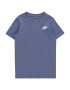 Nike Sportswear Tricou albastru porumbel / alb - Pled.ro