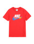 Nike Sportswear Tricou azuriu / galben citron / roșu deschis / alb - Pled.ro