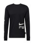 Nike Sportswear Tricou 'BIG SWOOSH' negru / alb - Pled.ro