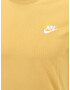 NIKE Tricou 'Club' galben auriu / alb - Pled.ro