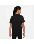 Nike Sportswear Tricou negru / alb - Pled.ro