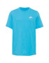 Nike Sportswear Tricou 'Futura' azur / alb - Pled.ro