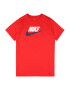 Nike Sportswear Tricou 'FUTURA' bleumarin / roșu / alb - Pled.ro