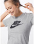 Nike Sportswear Tricou 'Futura' gri amestecat / negru - Pled.ro