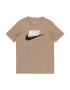 Nike Sportswear Tricou 'FUTURA' maro deschis / negru / alb - Pled.ro