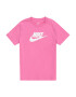 Nike Sportswear Tricou 'Futura' roz / alb - Pled.ro