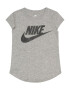 Nike Sportswear Tricou gri închis / negru - Pled.ro