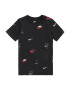 Nike Sportswear Tricou gri închis / roșu / negru / alb - Pled.ro