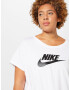 Nike Sportswear Tricou funcțional negru / alb - Pled.ro