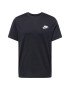 Nike Sportswear Tricou negru / alb - Pled.ro