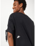 Nike Sportswear Tricou negru / alb - Pled.ro