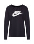 Nike Sportswear Tricou 'Essential' negru / alb - Pled.ro