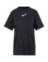 Nike Sportswear Tricou negru / alb - Pled.ro