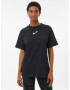 Nike Sportswear Tricou negru / alb - Pled.ro